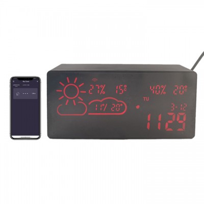 Usb Charging Wifi Connection App Control Weather Forecast Clocks